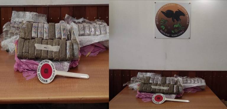 Intercettato e sequestrato un carico di hashish del valore di 200mila euro