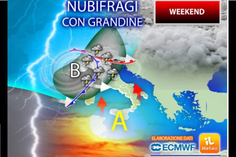 Meteo Weekend 1° Maggio: sarà una giornata spaccata in due