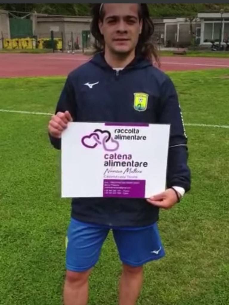 L’Ischia Calcio sostiene la catena alimentare Nunzia Mattera