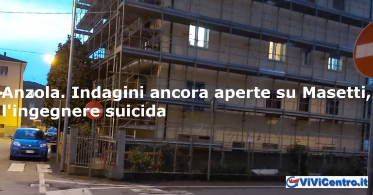 Anzola. Indagini ancora aperte su Masetti, l’ingegnere suicida
