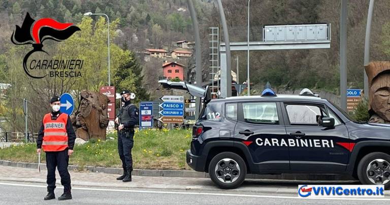 Berzo Demo (Bs): Non si ferma all’alt dei Carabinieri e viene arrestato