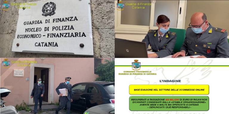 Evasione fiscale di 600 milioni nel settore delle scommesse