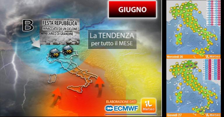Meteo: gli ultimi aggiornamenti in vista del Weekend e 2 Giugno