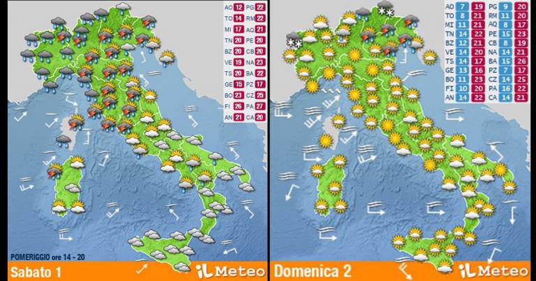 Meteo prossime ore: è imminente l’ennesimo peggioramento