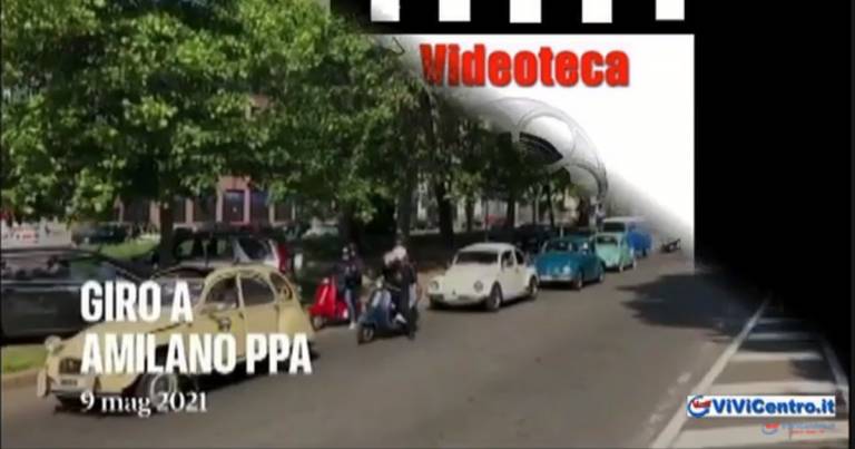Milano: un “ flash mob ” con le auto storiche TorneremoAradunare VIDEO