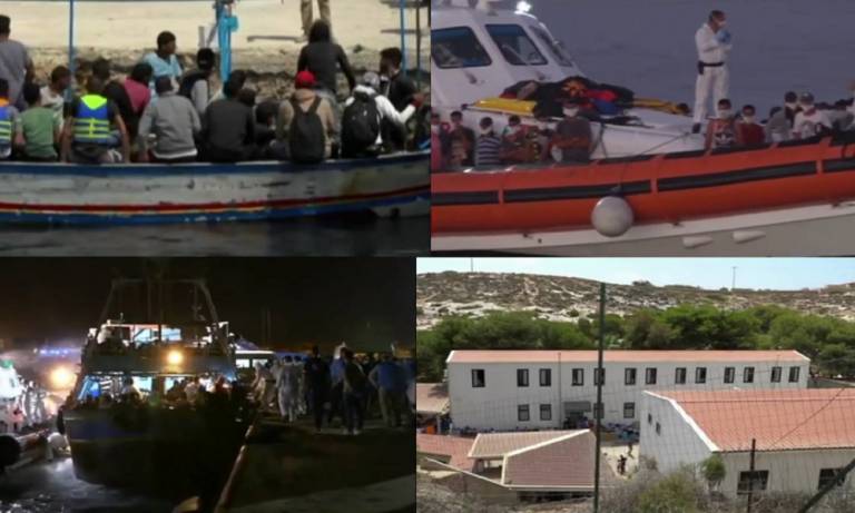 Sbarchi a Lampedusa, in 700 l’hanno raggiunta su dei barconi