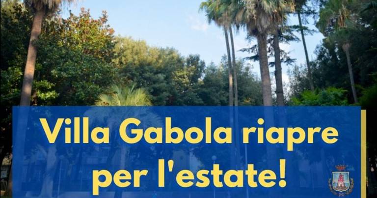 Villa Gabola, per l’estate, tornerà ad essere usufruibile dai cittadini