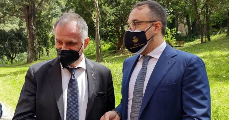 Castellammare, il Ministro del Turismo Garavaglia in visita in città
