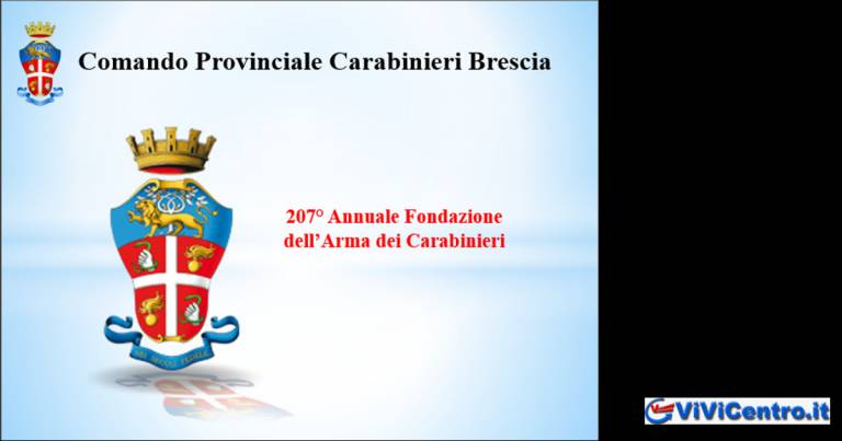 207mo annuale di fondazione dell’Arma dei Carabinieri – VIDEO