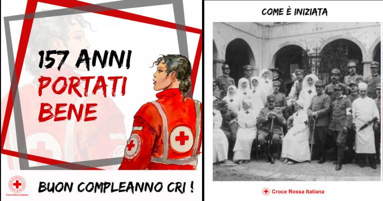 15 giugno anniversario Croce Rossa italiana: “157 anni portati bene”