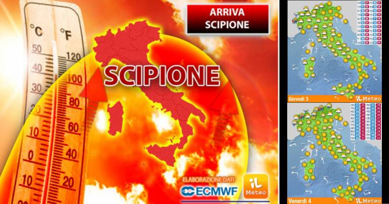Meteo: A breve Scipione l’africano farà esplodere l’estate, boom….