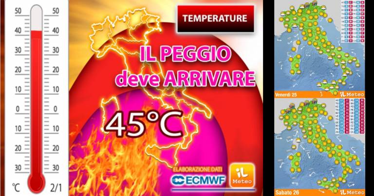 Meteo weekend: tregua dal caldo? No, il peggio deve ancora arrivare