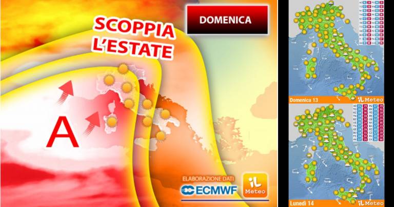 Previsioni Meteo. Arriva l’Anticiclone Africano: farà sempre più caldo