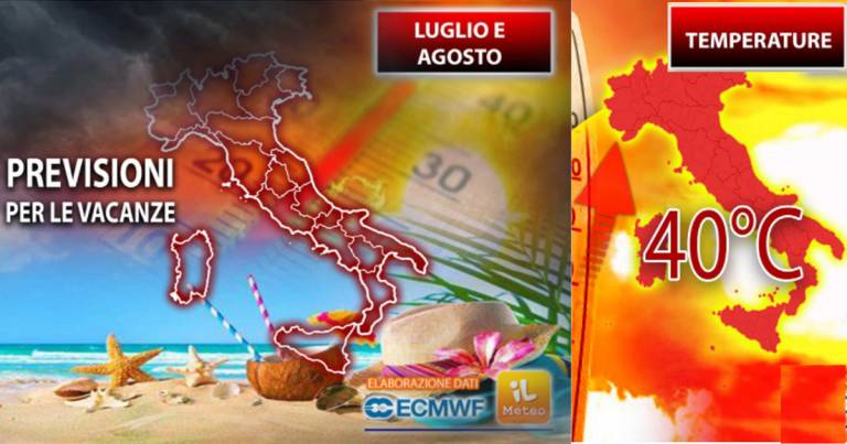 Previsioni Meteo stagionali aggiornate. Luglio e Agosto ‘21: gran caldo
