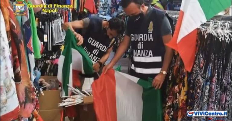 Uefa euro 2020: sequestrati 1.600.000 articoli contraffatti e non sicuri VIDEO