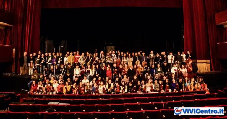 L’Orchestra Scarlatti Junior in Concerto al Cortile delle Statue