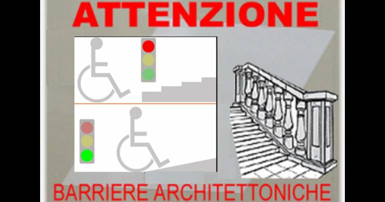 Barriere architettoniche e non solo; un piano per facilitare le cose