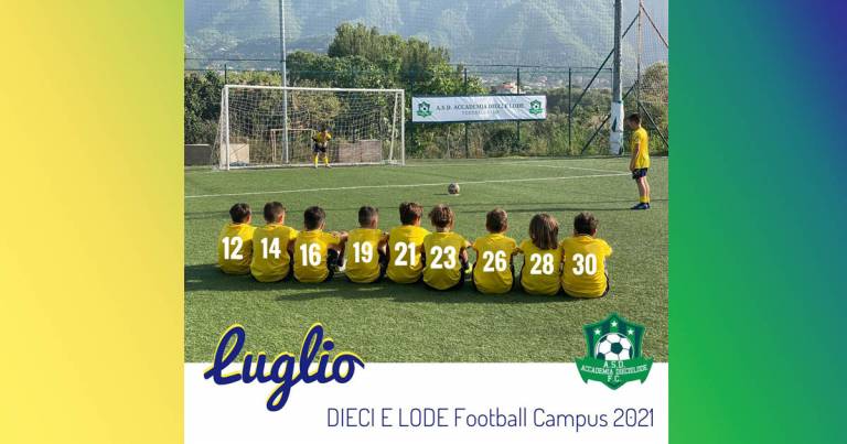 ASD ACCADEMIA DIECI E LODE FC dà il via alla II edizione del Campus