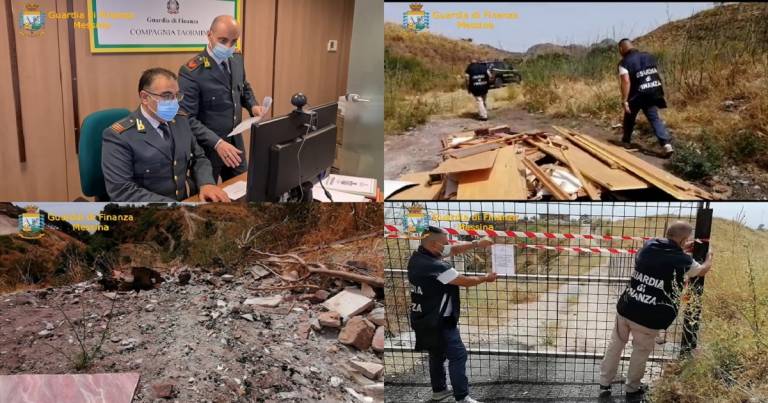 Altre due discariche di 12 mila mq sequestrate a Castelmola (ME) – VIDEO