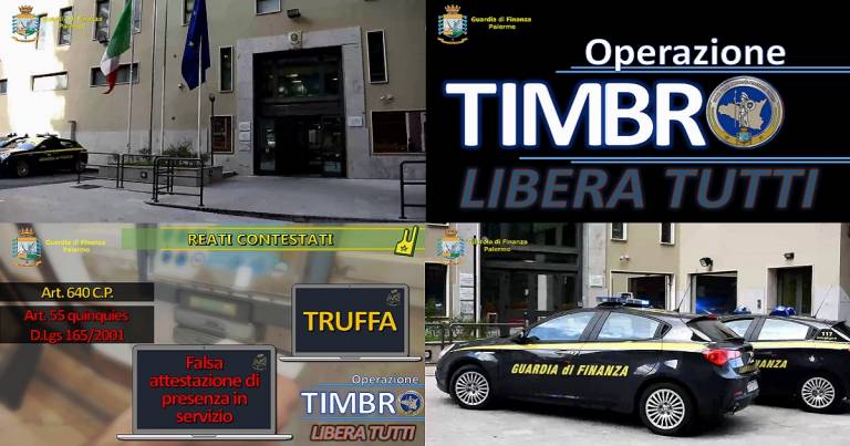 Assenteismo di pubblici dipendenti, 28 misure cautelari personali (VIDEO)