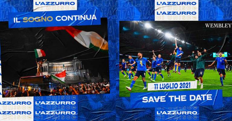 Italia – Inghilterra. Lo sbarco dei 1000 tifosi azzurri a Wembley.
