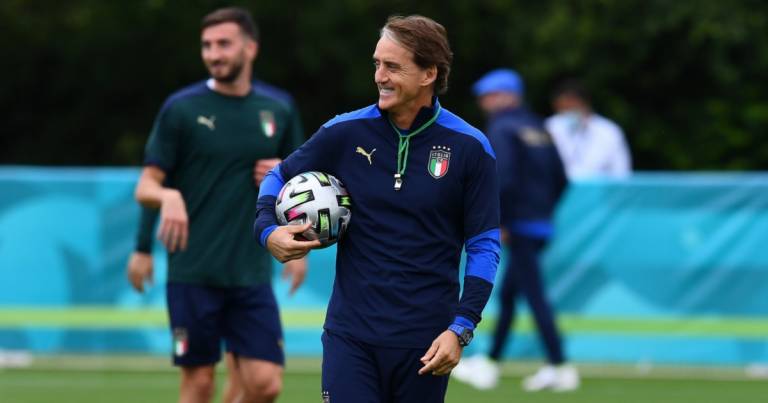 Italia-Inghilterra conferenza stampa Mancini: «altri 90 minuti per divertirci»