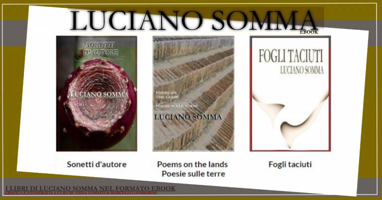 Tre progetti di Luciano Somma in versione ebook, liriche che incantano