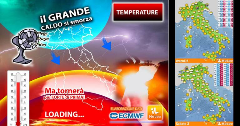 Meteo: il grande caldo si smorza, ma presto tornerà più forte di prima
