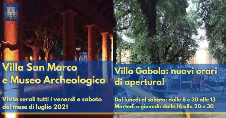 Sviluppo cittadino; novità sui musei stabiesi e non solo