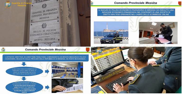 Sequestro di € 3,5 milioni per evasione ad una società abusiva di scommesse