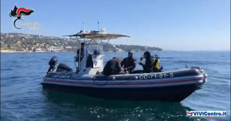 Napoli – Carabinieri: contrasto all’overfishing al Parco della Gaiola