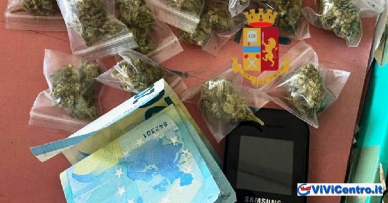 Polizia: denunce per detenzione di droga e furto aggravato
