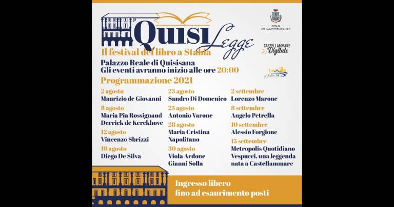 Castellammare di Stabia : Quisilegge-Il festival del libro 2021