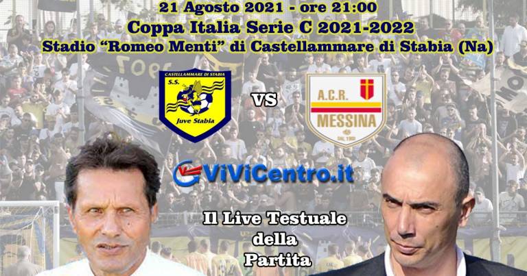 DIRETTA Juve Stabia – ACR Messina (2-3), Coppa Italia Serie C