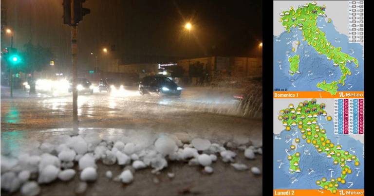 Meteo 1-6 Agosto: Nuova raffica di Temporali al Nord. Centro-Sud caldo