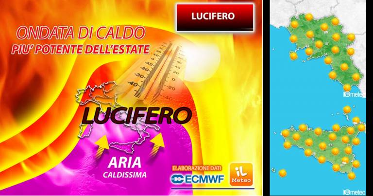 Meteo 10-16 Agosto: Caldo estremo. Picchi di 45 °C in Sicilia