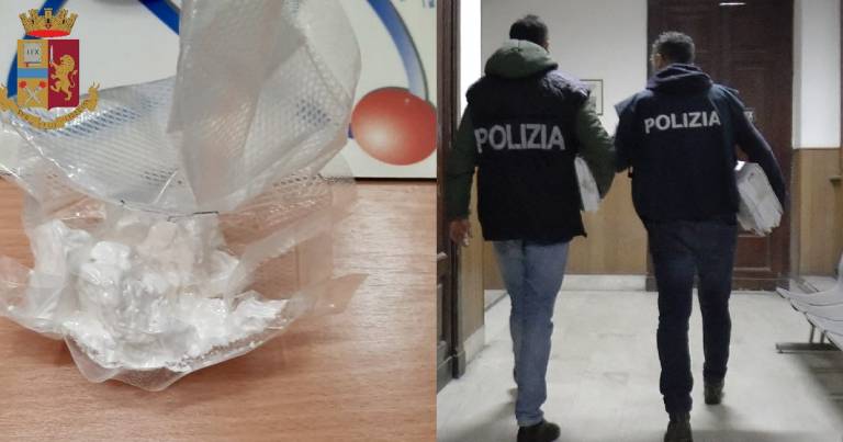 Pusher arrestato e cocaina sequestrata