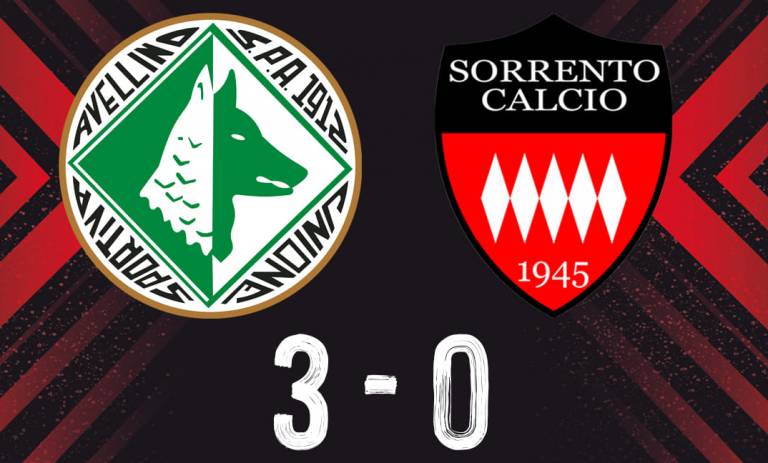 Avellino-Sorrento 3 a 0: sconfitta nel primo test amichevole per i costieri