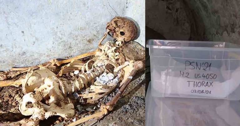 Pompei regala ancora tesori: scoperta tomba con corpo semi mummificato