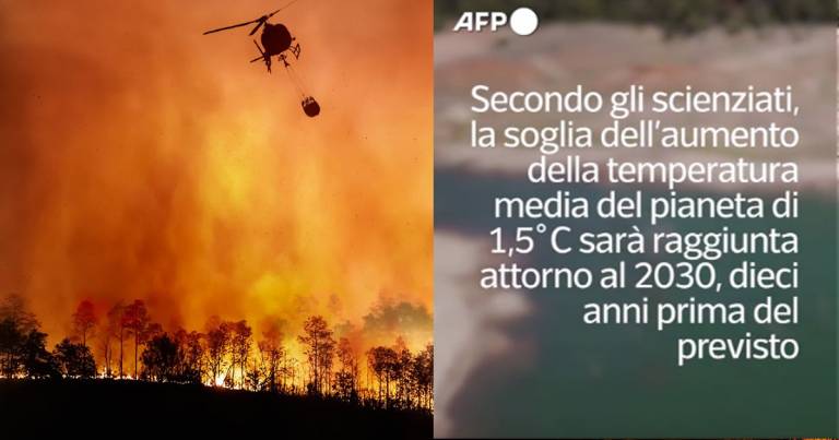 Cambiamento climatico; un processo spaventoso e radicale