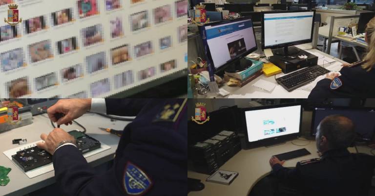 Arrestato in flagranza per detenzione di materiale pedopornografico