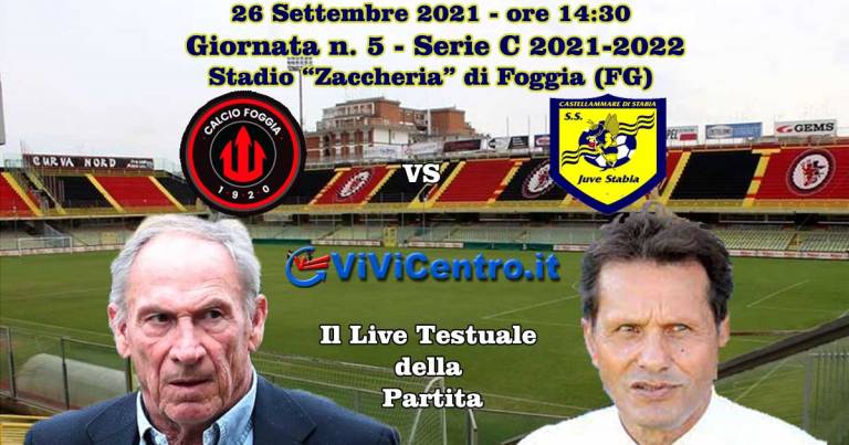 Foggia-Juve Stabia 1-1 (23° Panico, 19° s.t. Nicoletti)