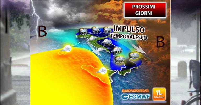 In arrivo Impulso Temporalesco e Calo Termico: nebbie in val Padana