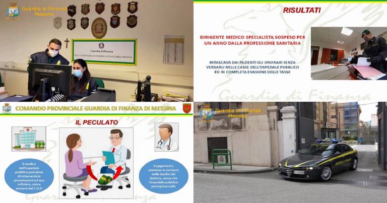 Intascava dai pazienti gli onorari senza versarli nelle casse dell’ospedale pubblico