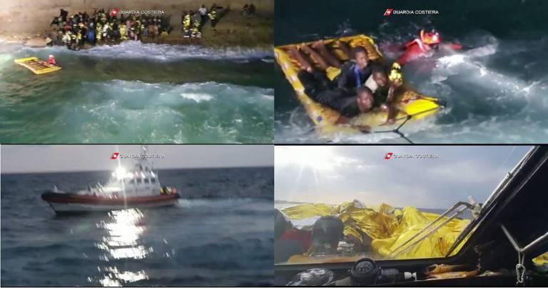 Lampedusa: semiaffonda barcone, 125 migranti salvati dalla Guardia Costiera