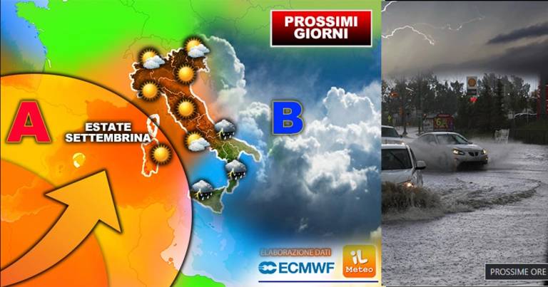 Meteo 7 Settembre 2021: entro stasera scoppieranno forti temporali