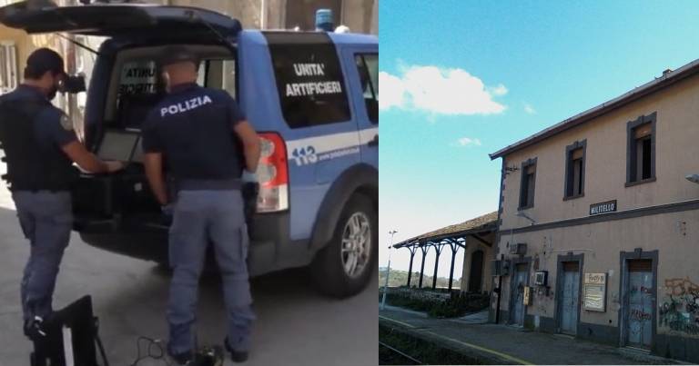 Pacco bomba sui binari della ferrovia e minacce per Musumeci