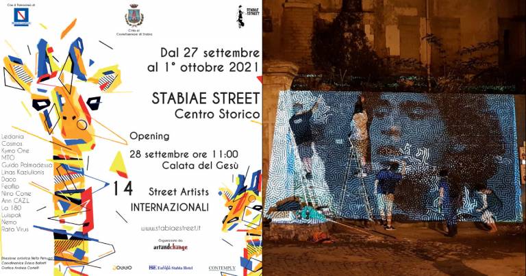 Stabia street art; prosegue l’opera di abbellimento delle strade