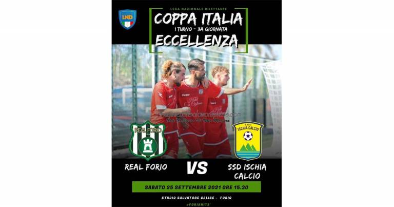 Coppa Italia- Ischia per la conferma. Real Forio alla ricerca del riscatto