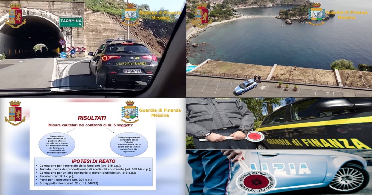 Interdetti dalla GdF di Messina e Taormina congiuntamente alla Polizia di Stato